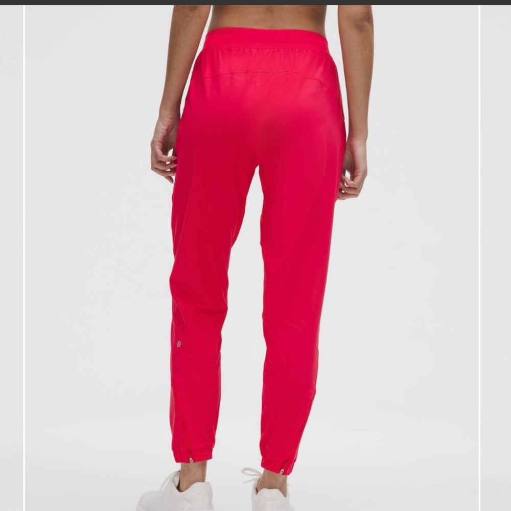 lululemon🍋Adapted State Women's Jogger Red Glow -HR-Full Length Size 10 - Picture 3 of 9